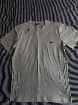 Camiseta Lacoste Blanca Talla M