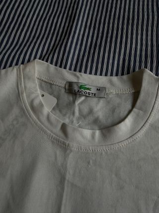 Camiseta Lacoste Blanca Talla M
