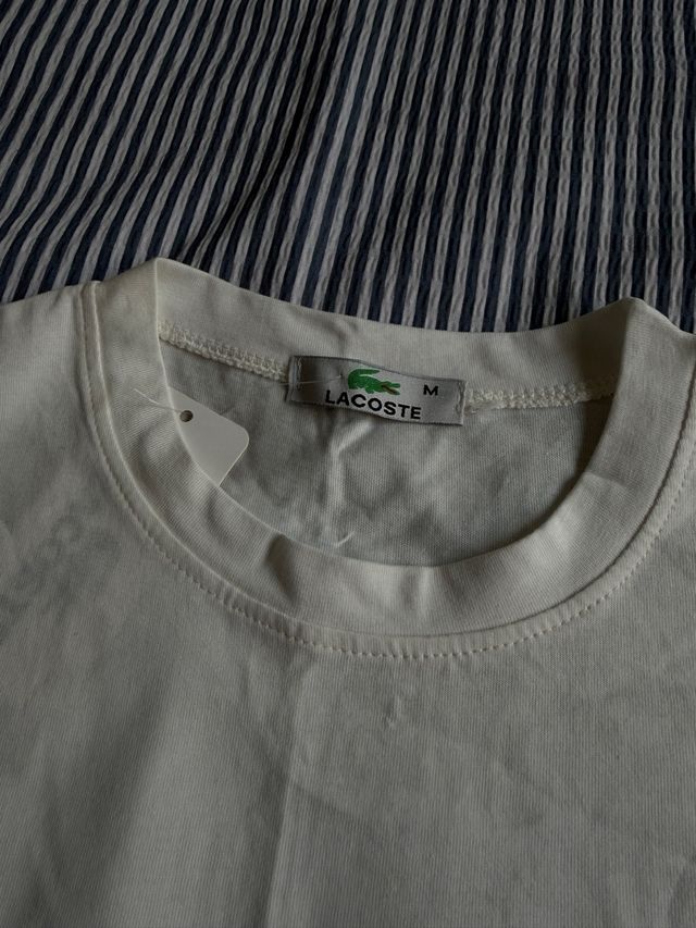 Camiseta Lacoste Blanca Talla M