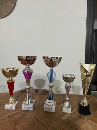 Set 5 Coppe e Trofei da Collezione