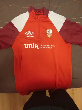 Sudadera Umbro UD Logroñés Roja