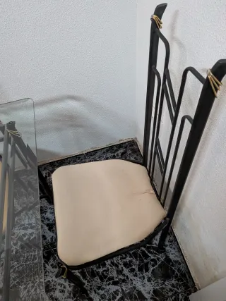 Mesa Comedor Cristal + 6 Sillas