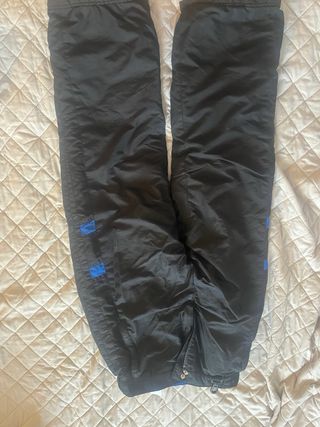 Pantalón de esquí negro y azul