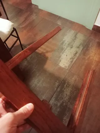 Tavolo da pranzo in teak massiccio estensibile