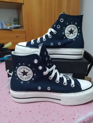 Converse ricamate Tg 37