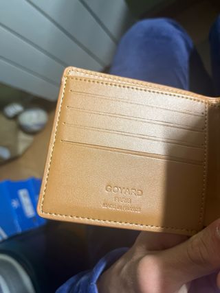 Billetera Goyard Marrón