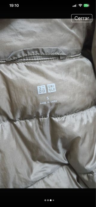 Plumas Uniqlo Marrón