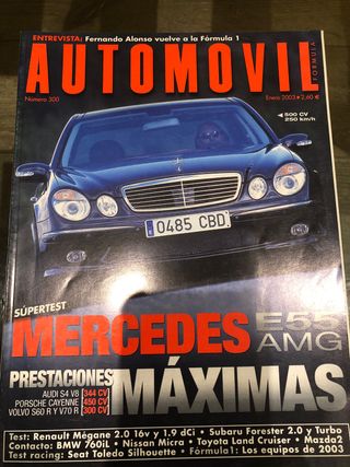 revista automovil numero 300