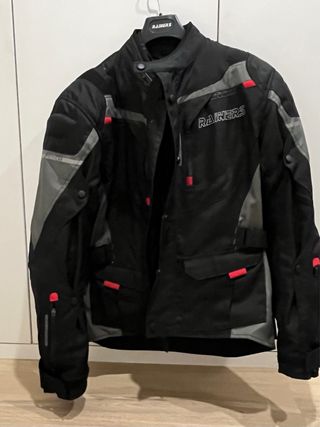 Chaqueta de moto RAINERS negra