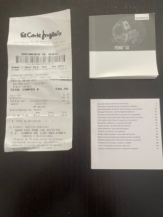 Reloj Garmin Fenix 5X GPS Multideporte