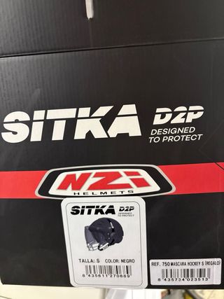 Casco de hockey NZI S con visera