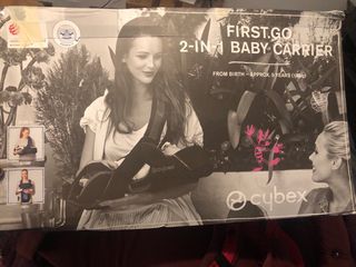 Mochila portabebés Cybex roja