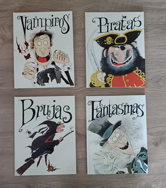 Lote x 4 COLIN HAWKINS, Brujas, Piratas, Vampiros