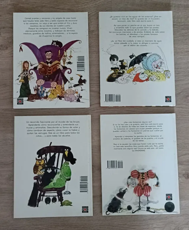 Lote x 4 COLIN HAWKINS, Brujas, Piratas, Vampiros