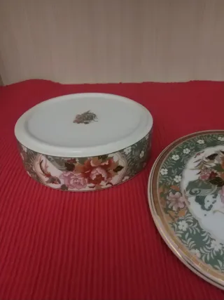 Portaoggetti ceramica giapponese vintage