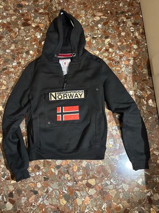 Sudadera Geographical Norway Negra