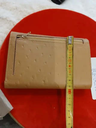 Cartera rebajada de piel mujer nueva