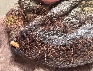 Cuello de punto con botones