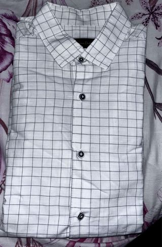 Camisa Massimo Dutti cuadros manga larga