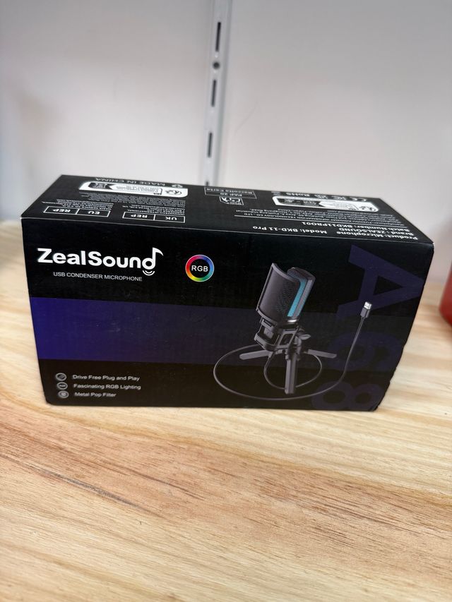 Microfono USB ZealSound RGB BKD-11 Pro