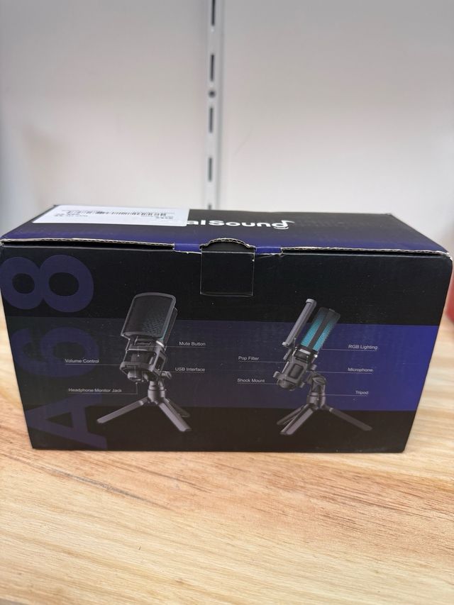 Microfono USB ZealSound RGB BKD-11 Pro