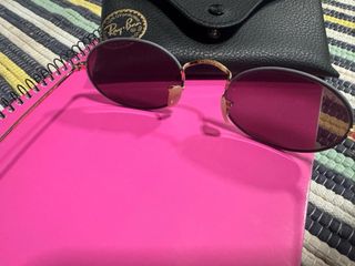 Gafas Ray-Ban Ovaladas Doradas y Grises