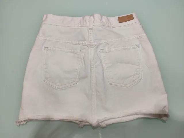 Minifalda Pepe Jeans Blanca con Cremallera