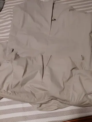 Gabardina mujer beige