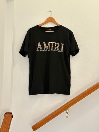 Camiseta Amiri Hombre Negra
