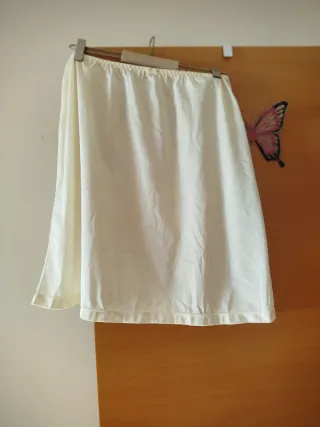 Enagua blanca talla única