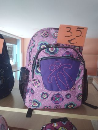 Mochila Totto Dinosaurios Azul