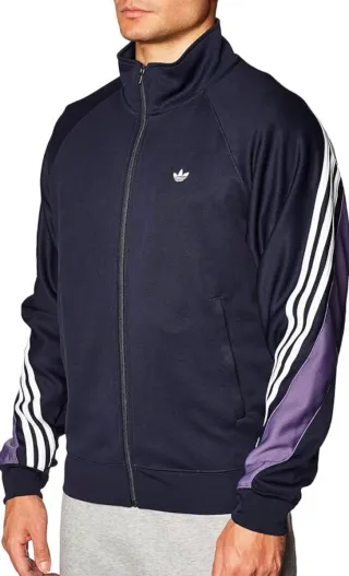 Chaqueta Adidas Originals Azul marino y Morado