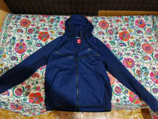 Felpa Nike Tech Fleece Blu Scuro