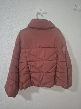 Chaqueta acolchada invierno mujer rosa