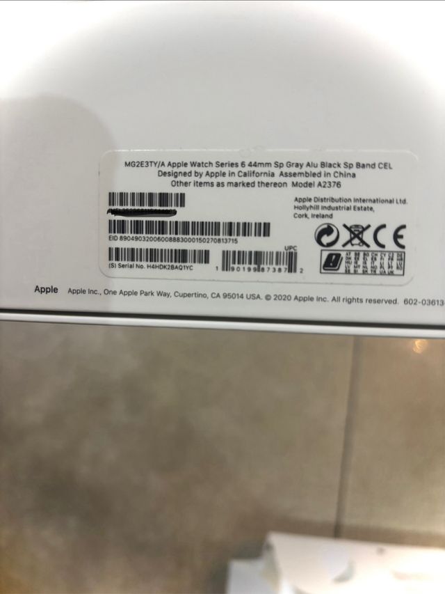 Apple Watch Serie 6 GPS + Cellular