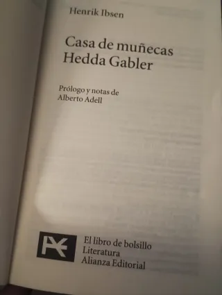 Casa de muñecas. Hedda Gabler (Literatura / Lit...