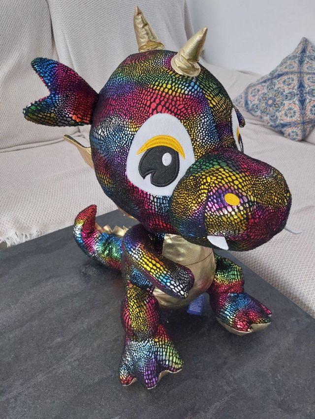 Peluche Dragón Arcoíris