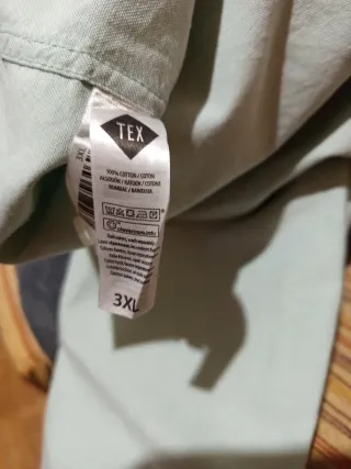 Camisa TEX Hombre Verde Talla  3XL