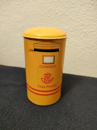 Hucha Correos Caja Postal Amarilla
