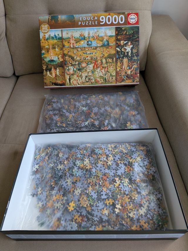 Puzzle Educa 9000 piezas El Jardín de las Delicias