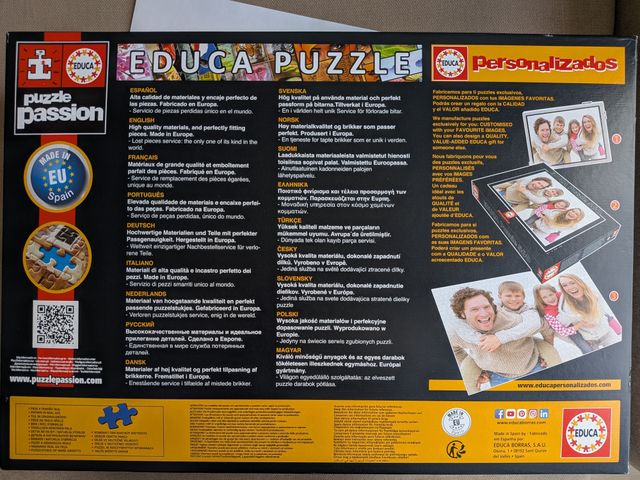 Puzzle Educa 9000 piezas El Jardín de las Delicias