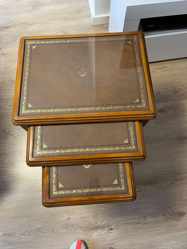 Tavoli Nido Vintage in Noce Massello