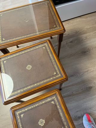 Tavoli Nido Vintage in Noce Massello