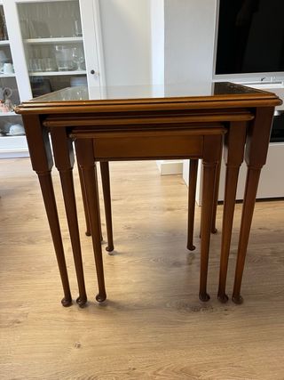 Tavoli Nido Vintage in Noce Massello