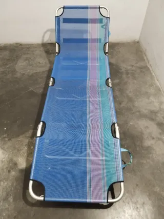 Lettino da spiaggia in alluminio