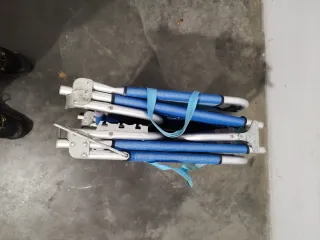 Lettino da spiaggia in alluminio