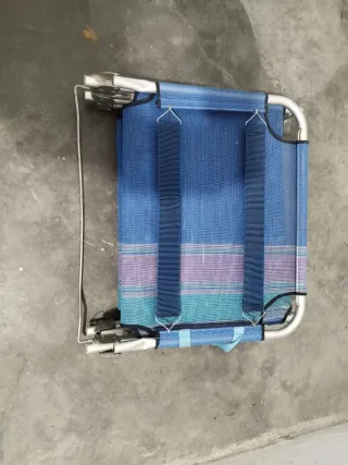 Lettino da spiaggia in alluminio