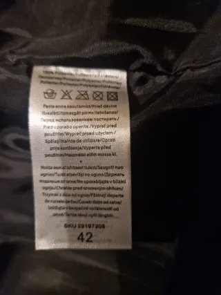 Abrigo pelo suave negro