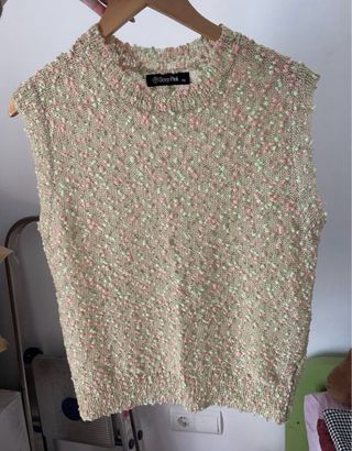 Camiseta Deep Pink M/L Beige Rosa