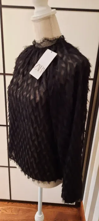 Blusa Zara Negra